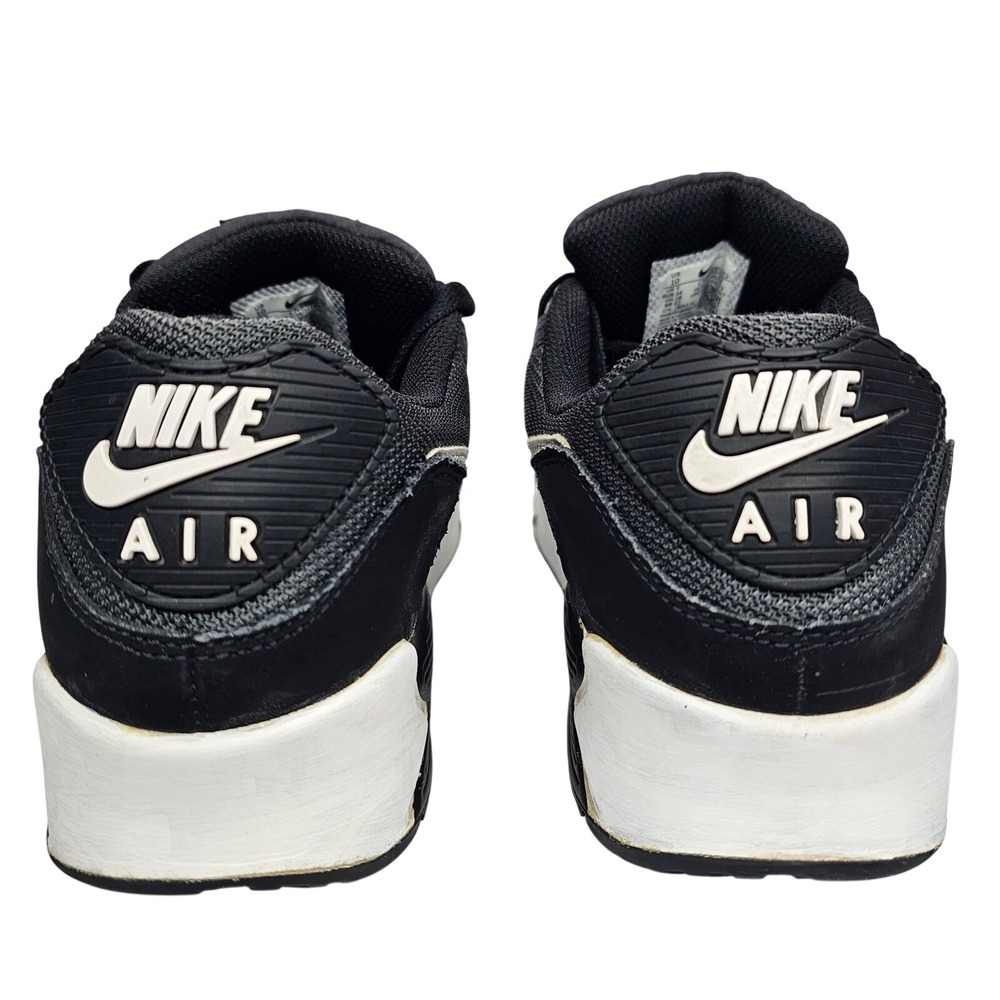 Nike Air Max 90 Mens Size 10 Black White Sneakers Low Top Athletic Shoes - Picture 9 of 14